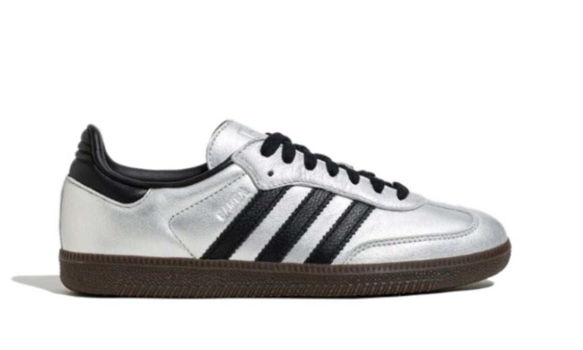 Adidas Samba OG Silver Black Gum