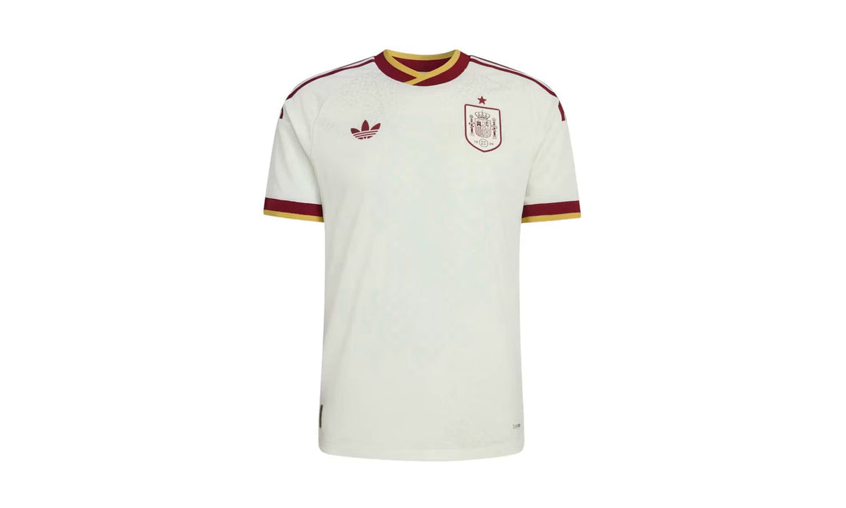 Adidas Spain 26 Away Authentic Jersey Off White