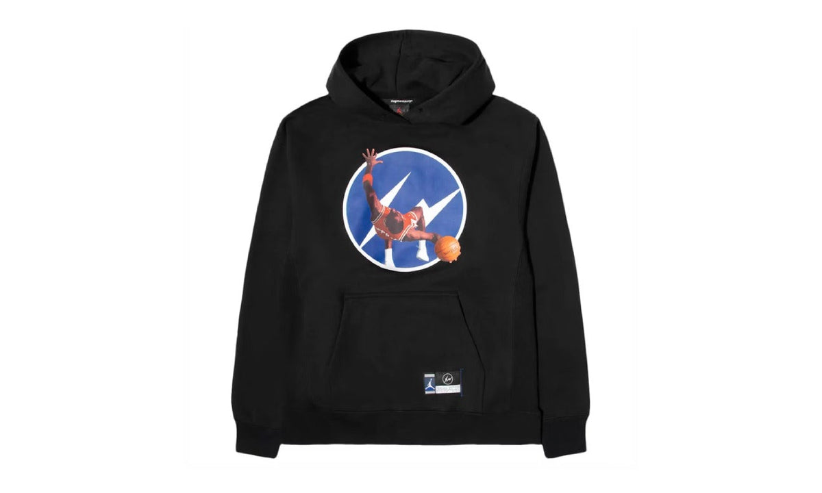 Jordan x Fragment Image Pullover Hoodie Black
