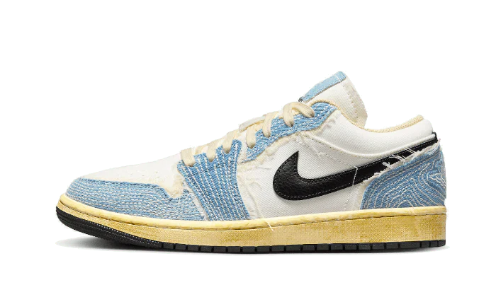 Air Jordan 1 Low Se Wrmk Sashiko Denim