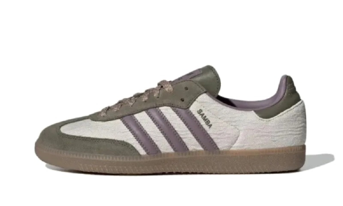 Adidas Samba OG Vintage Khaki Purple