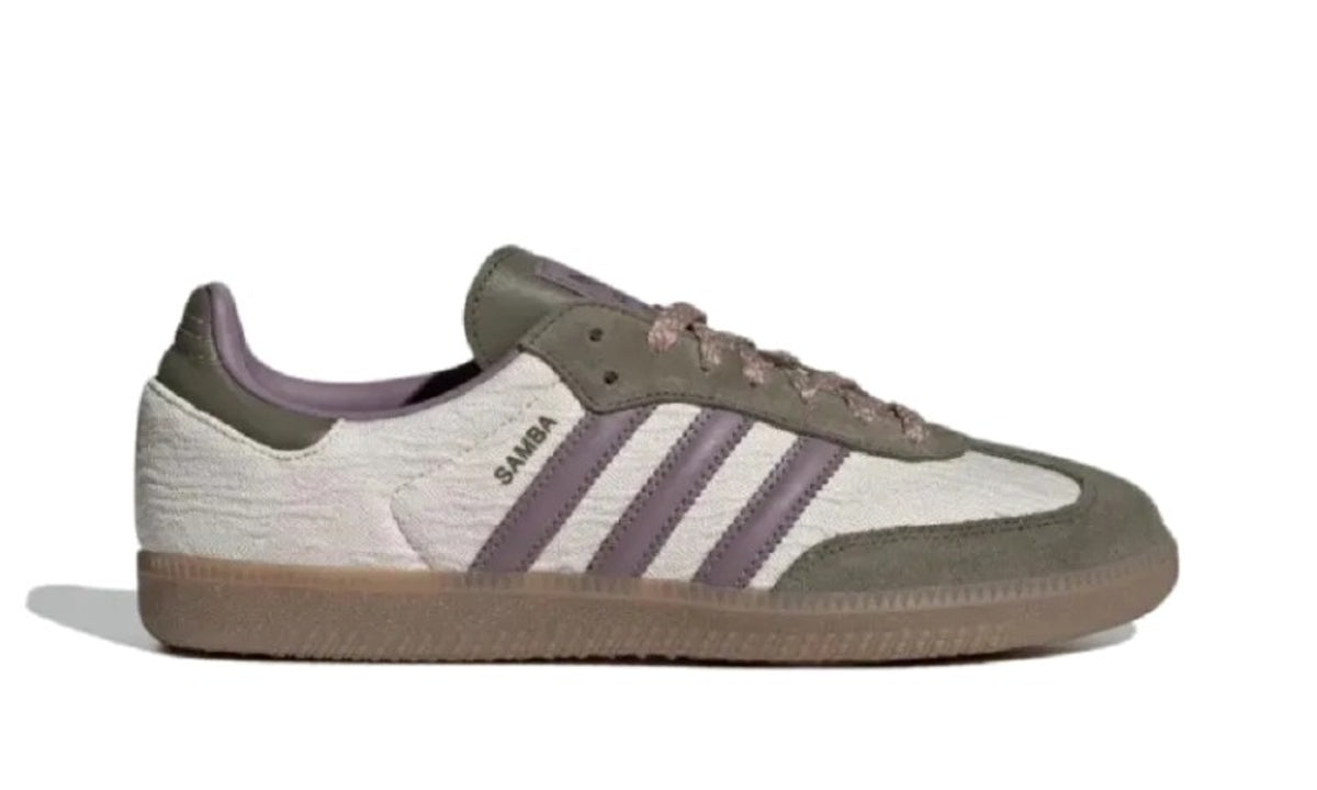Adidas Samba OG Vintage Khaki Purple