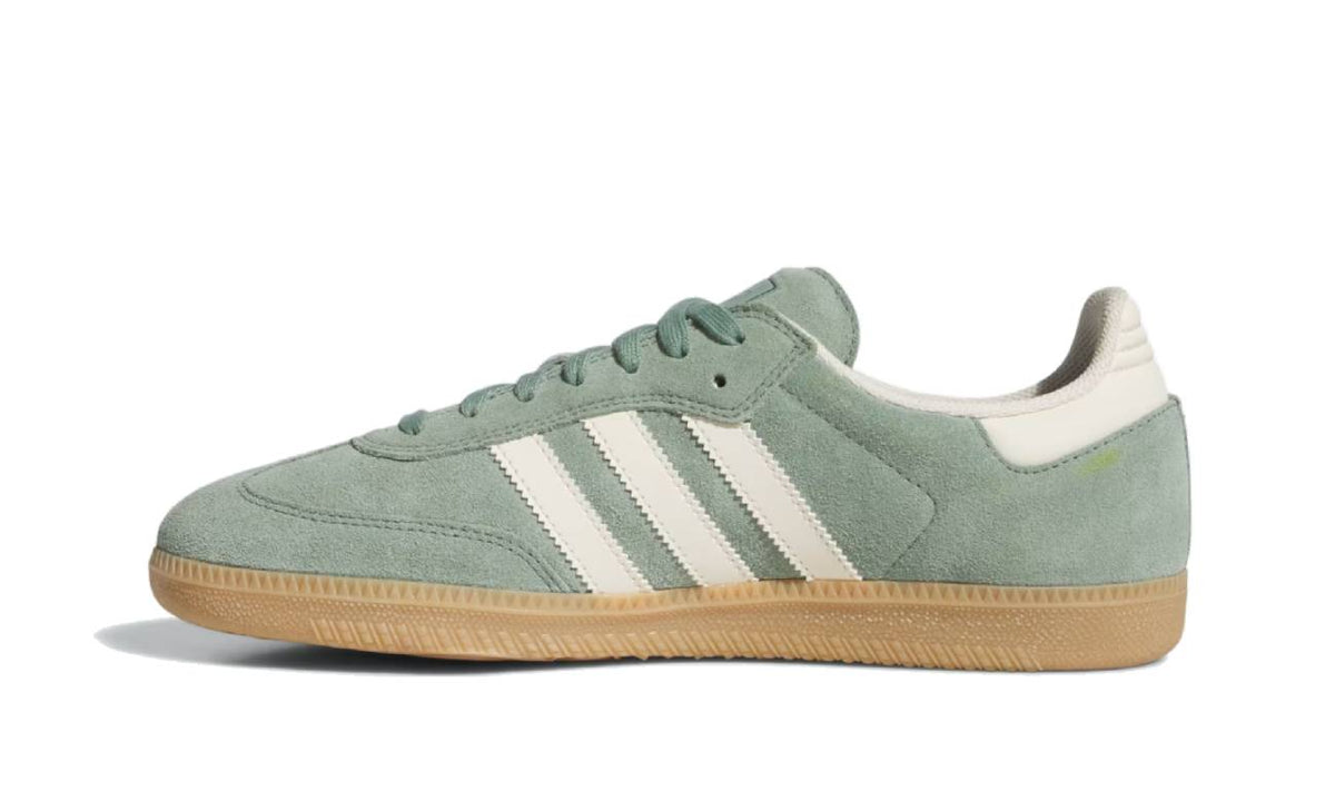 Adidas Samba Silver Green Wonder White