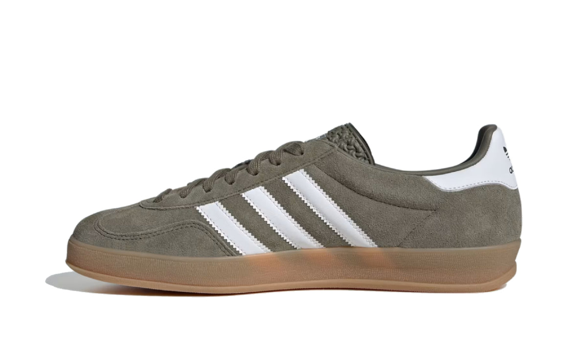 Adidas Gazelle Indoor Olive Strata Cloud White Gum