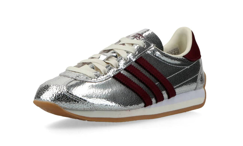 Adidas Originals Country OG Silver Metallic Maroon Off White