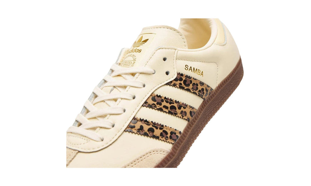 Adidas Samba OG GS Leopard Cream White