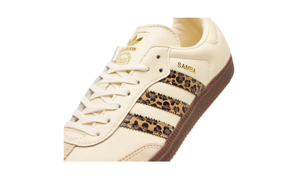 Adidas Samba OG GS Leopard Cream White