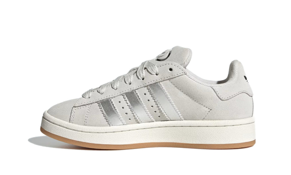 Adidas Campus 00s Crystal White Silver Metallic Core White