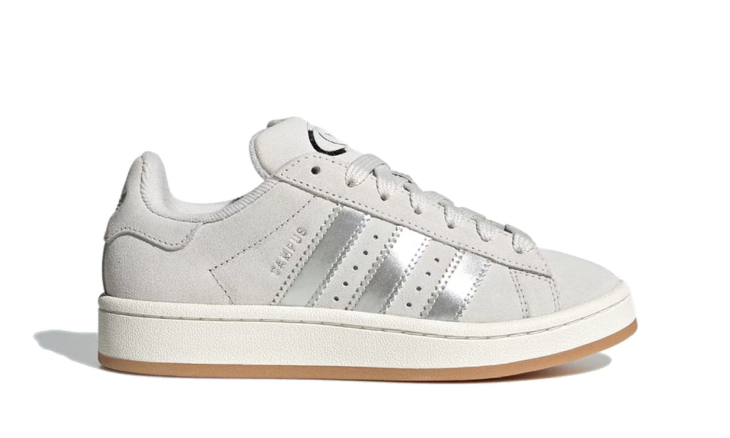 Adidas Campus 00s Crystal White Silver Metallic Core White