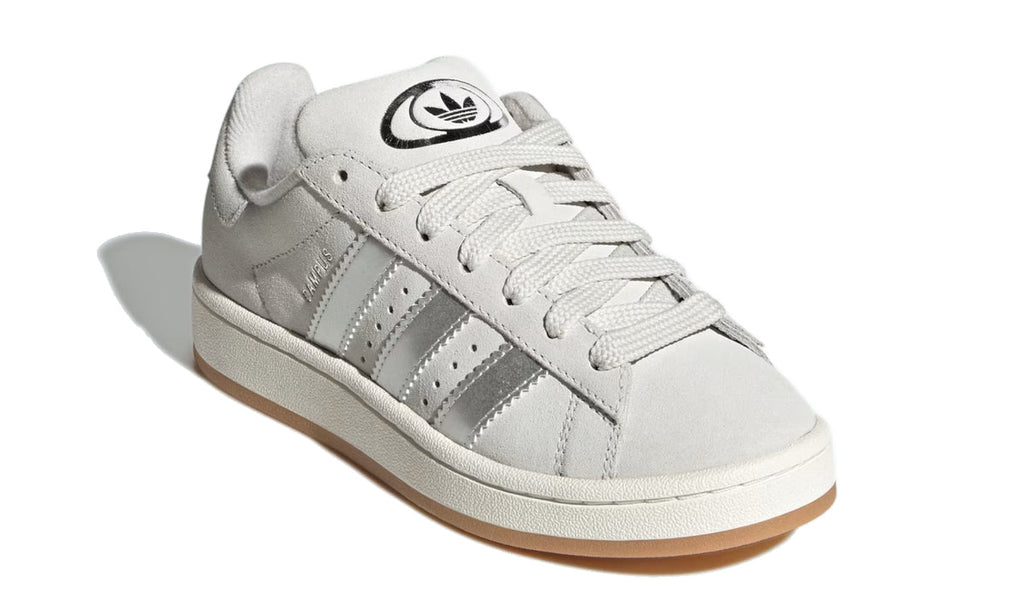 Adidas Campus 00s Crystal White Silver Metallic Core White