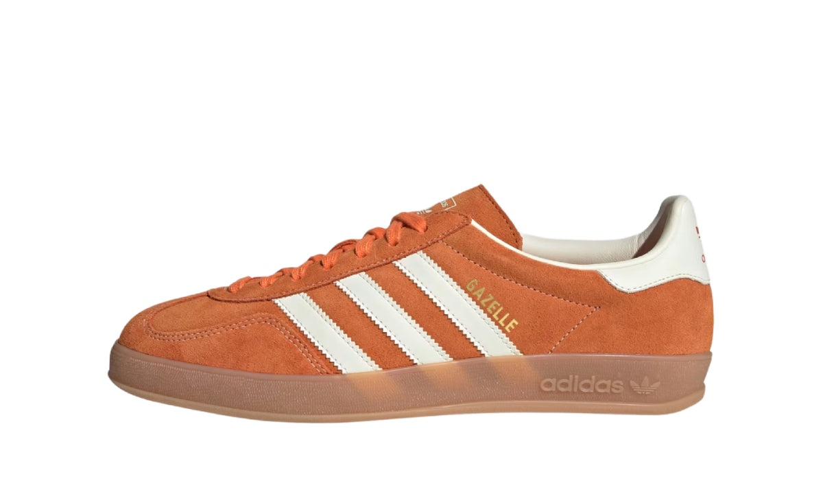 Adidas Gazelle Indoor Orange Off White Gold Metallic