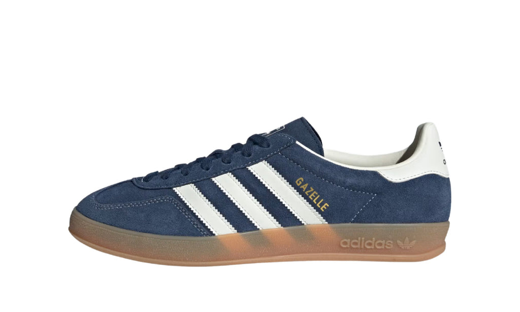 Adidas Gazelle Indoor Night Indigo Off White Gold Metallic