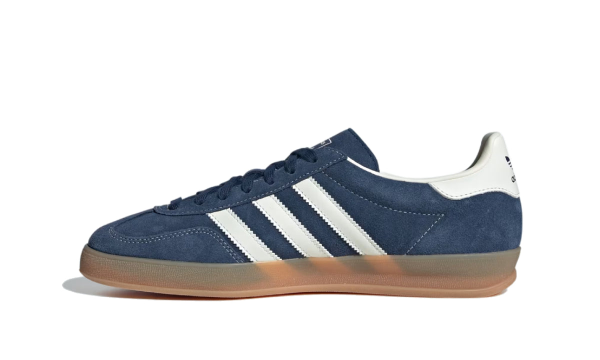 Adidas Gazelle Indoor Night Indigo Off White Gold Metallic