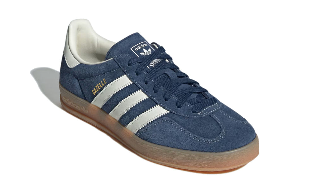 Adidas Gazelle Indoor Night Indigo Off White Gold Metallic