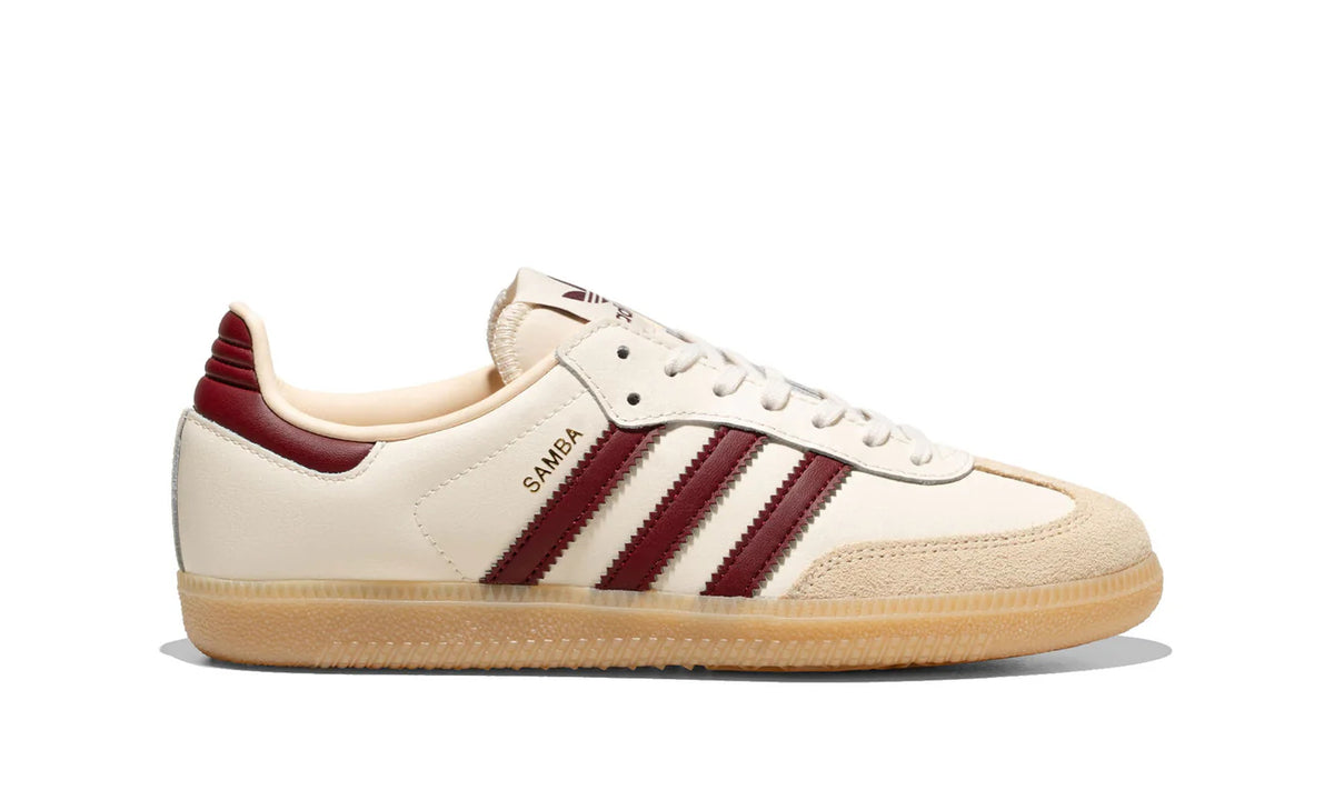 Adidas Samba OG Wonder White Shadow Red Gum