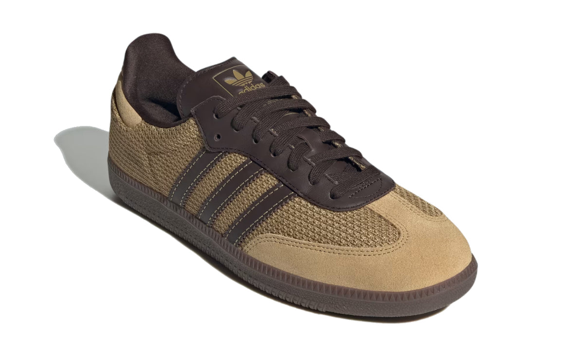 Adidas Samba OG Golden Beige Dark Brown