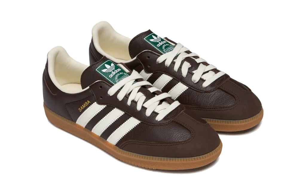 Adidas Samba OG Dark Brown Off White Gum