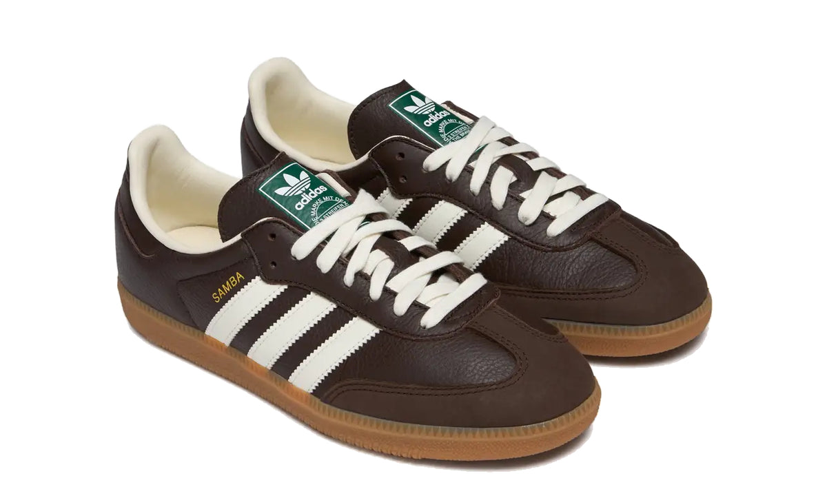 Adidas Samba OG Dark Brown Off White Gum