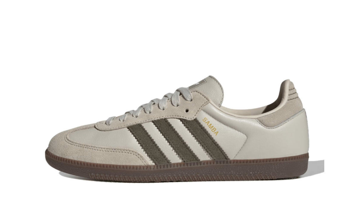 Adidas Samba OG Aluminum Dark Khaki