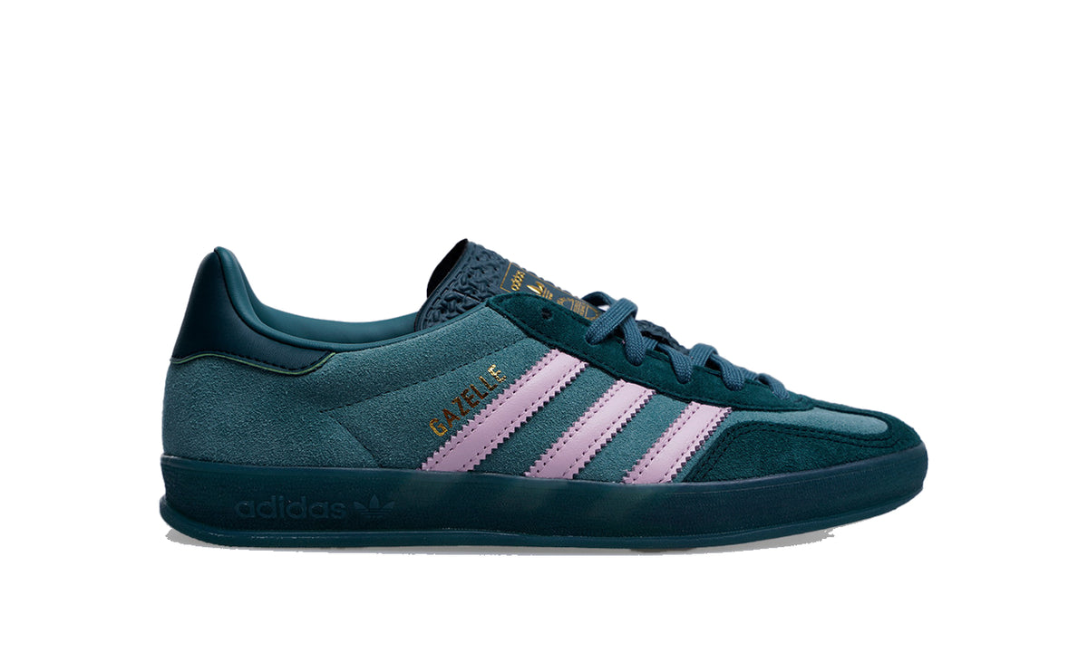 Adidas Gazelle Indoor Collegiate Green Pink Strata Gold Metallic