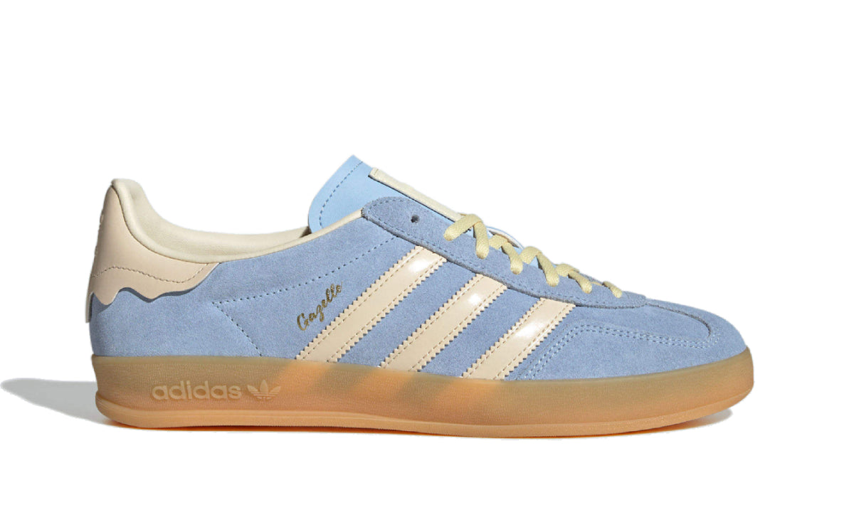 Adidas Gazelle Indoor Light Blue Yellow Gum