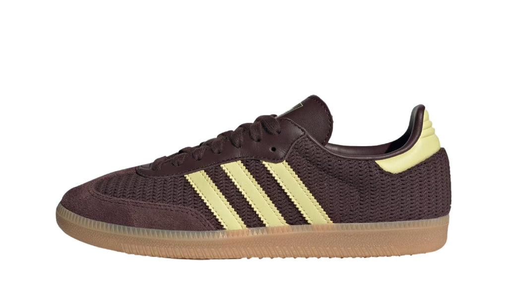 Adidas Samba OG Shadow Brown Powder Yellow
