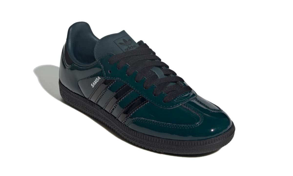 Adidas Samba OG Aurora Ivy Black Patent