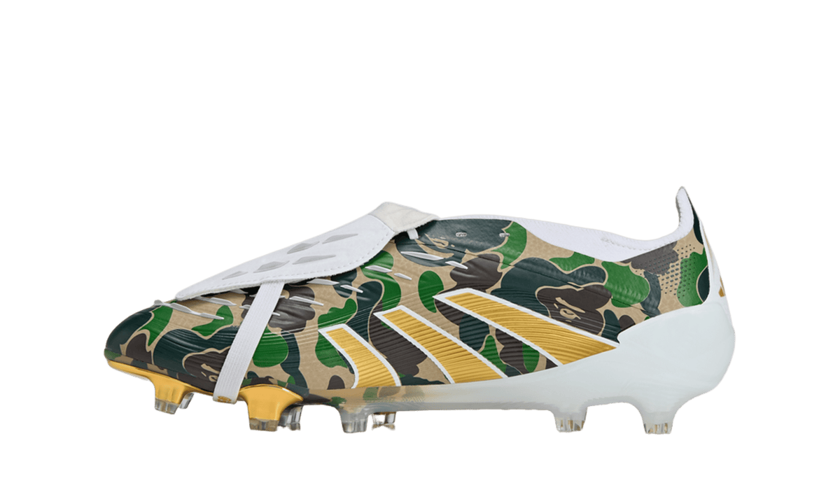 Adidas Predator Elite Foldover Tongue FG Bape Green Camo JS3104 — Vista 2