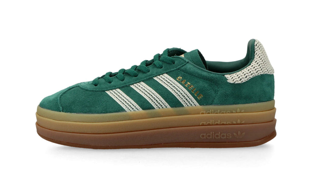 Adidas Gazelle Bold Collegiate Green White Gold