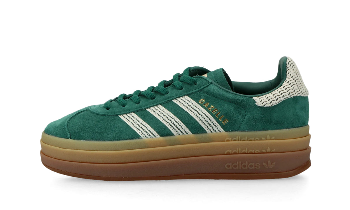 Adidas Gazelle Bold Collegiate Green White Gold