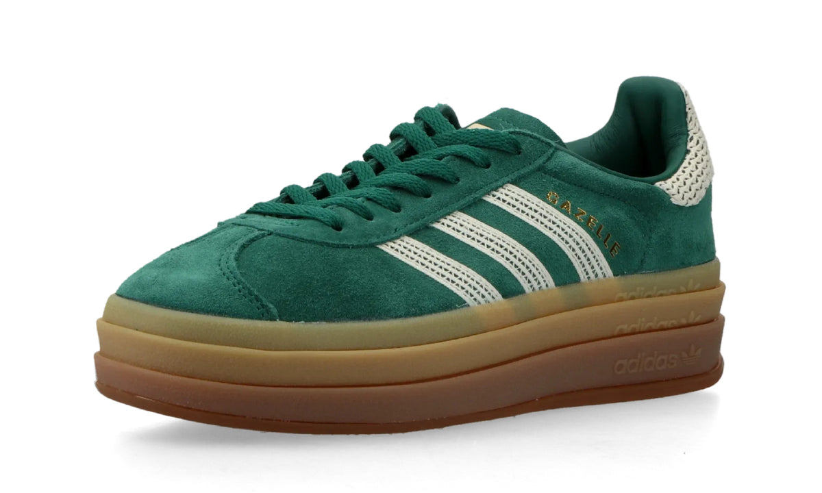 Adidas Gazelle Bold Collegiate Green White Gold