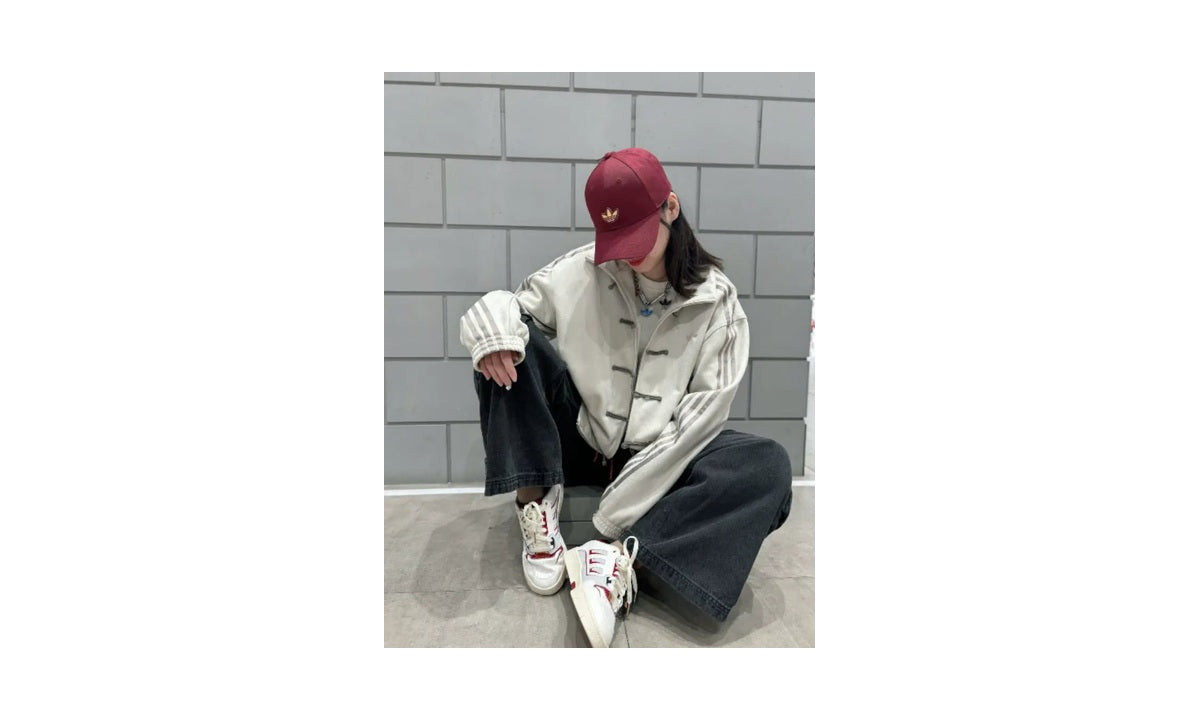 Adidas Tang Jacket CTT 3.1 SOFT FW24 (China Exclusive) White Beige — vista 5