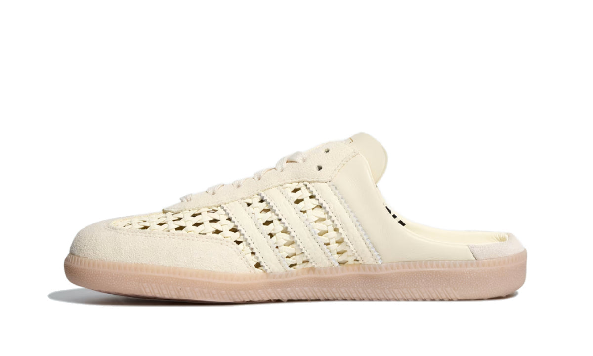 Adidas Samba Mule Woven Basketweave Cream White