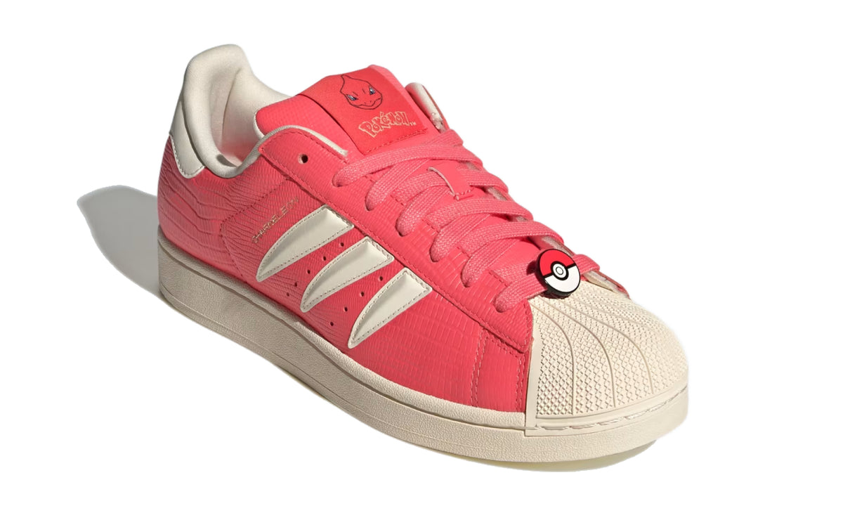 Adidas Superstar Pokémon Charmeleon Scarlet