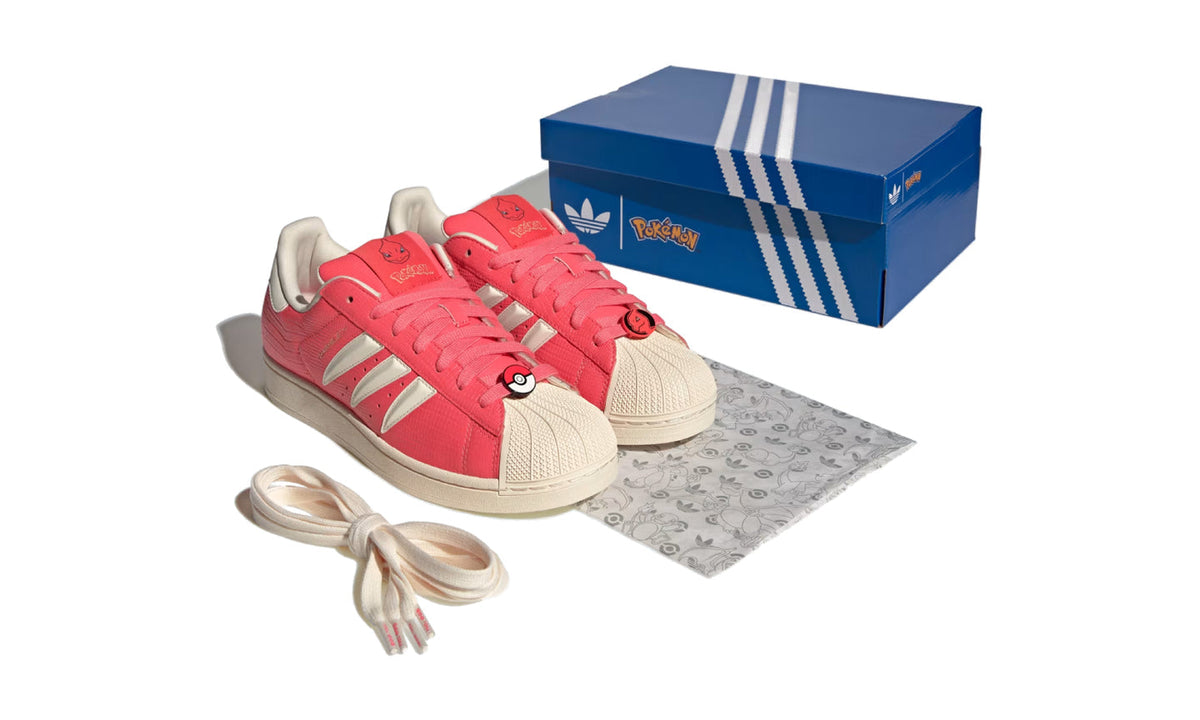 Adidas Superstar Pokémon Charmeleon Scarlet