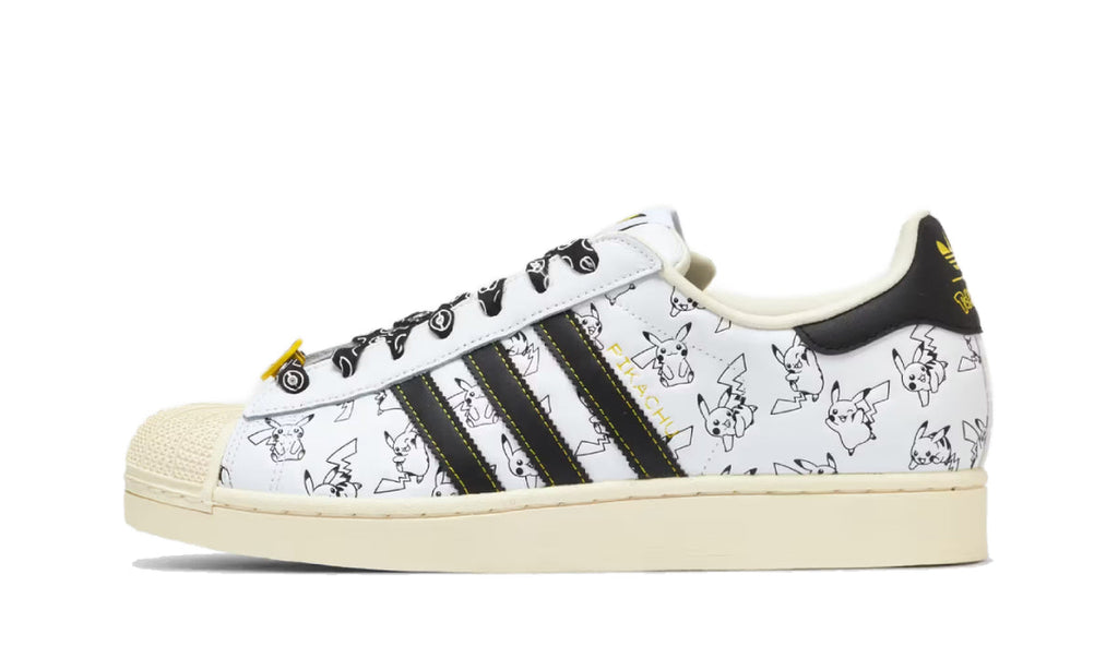 Adidas Superstar Pokémon Pikachu White Black