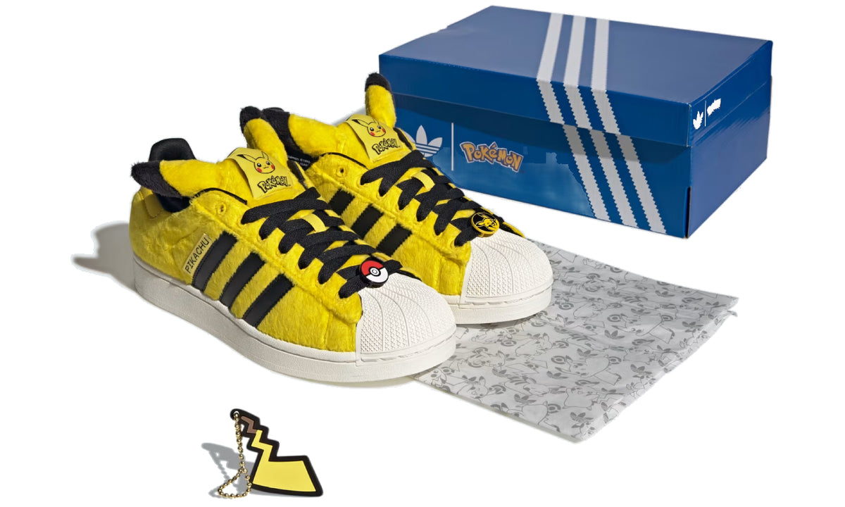 Adidas Superstar Pokémon Pikachu Yellow