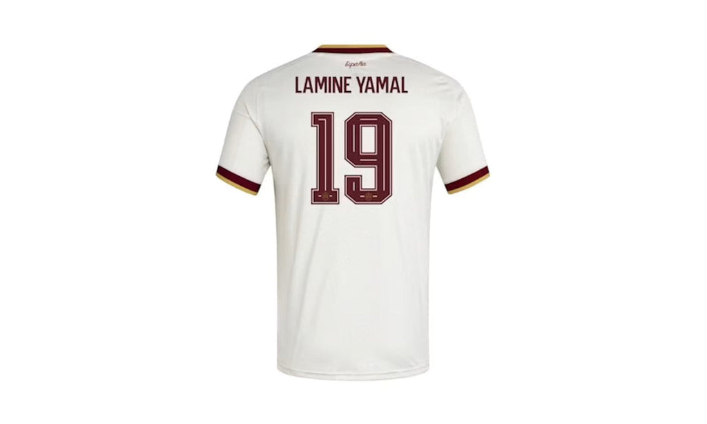 Adidas Spain 26 Away Yamal Jersey Off White