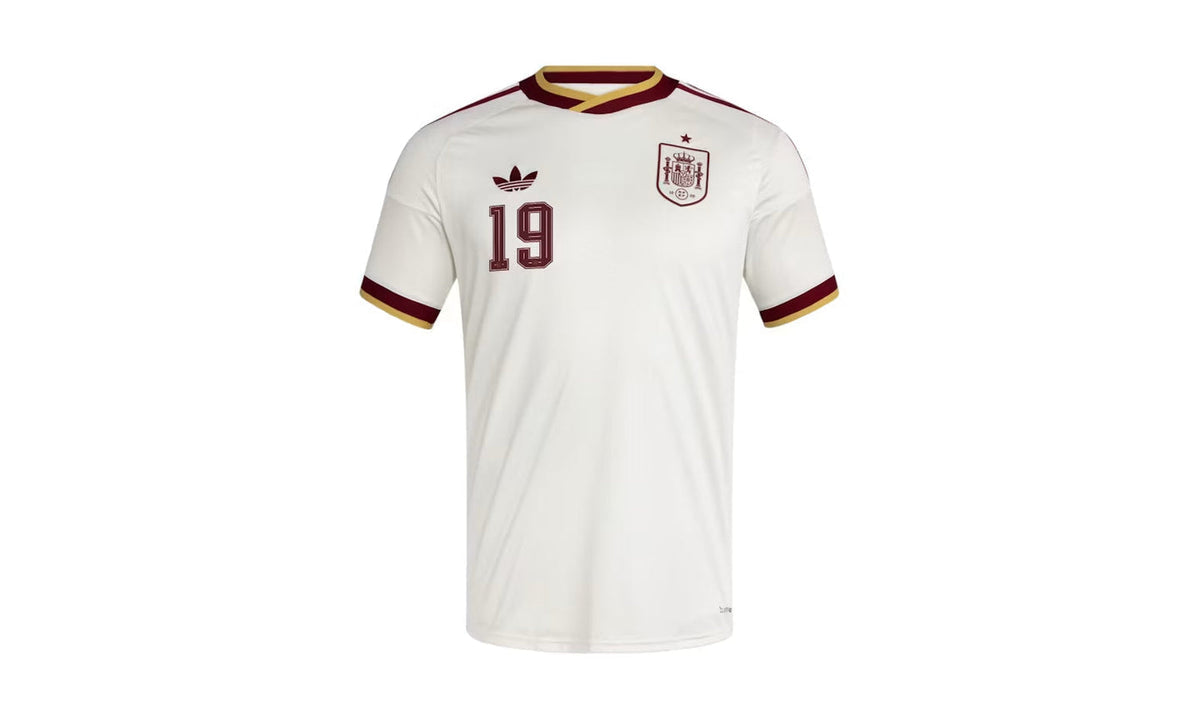 Adidas Spain 26 Away Yamal Jersey Off White