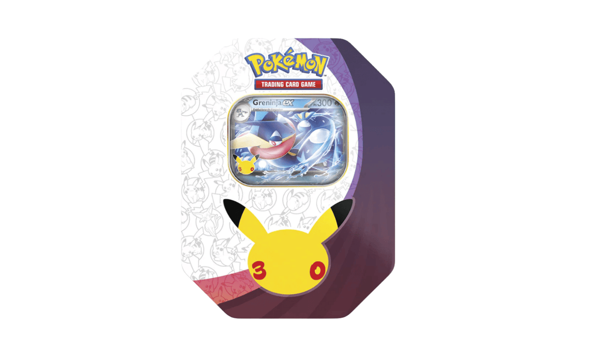 Lata Celebración Greninja Pokémon 30th Anniversary