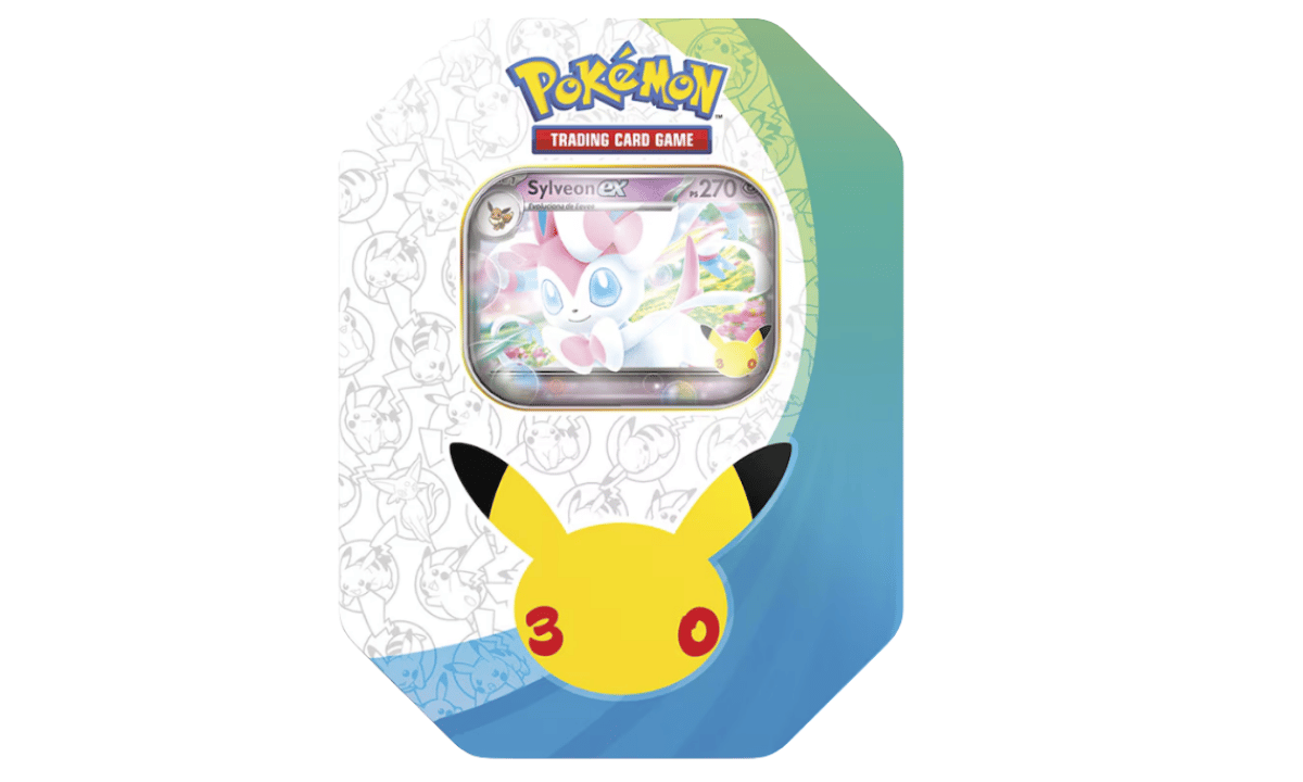 Lata Celebración Sylveon Pokémon 30th Anniversary