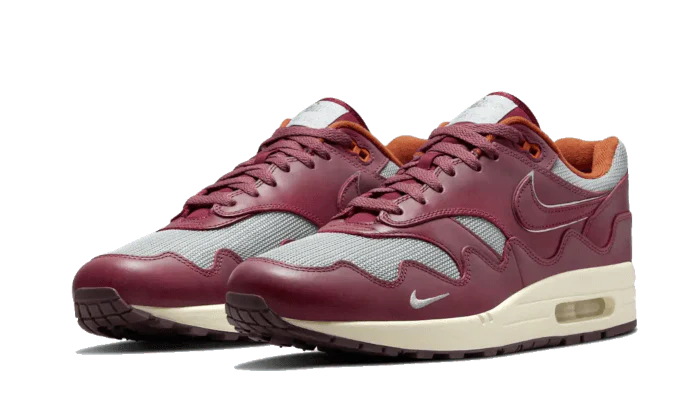 Air Max 1 Patta Waves Rush Maroon