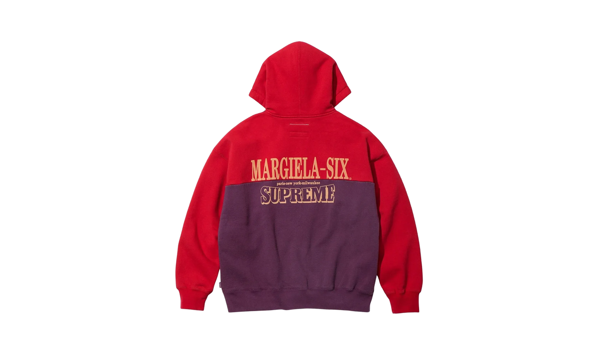 Supreme MM6 Maison Margiela Eagle Zip Up Hooded Sweatshirt Purple