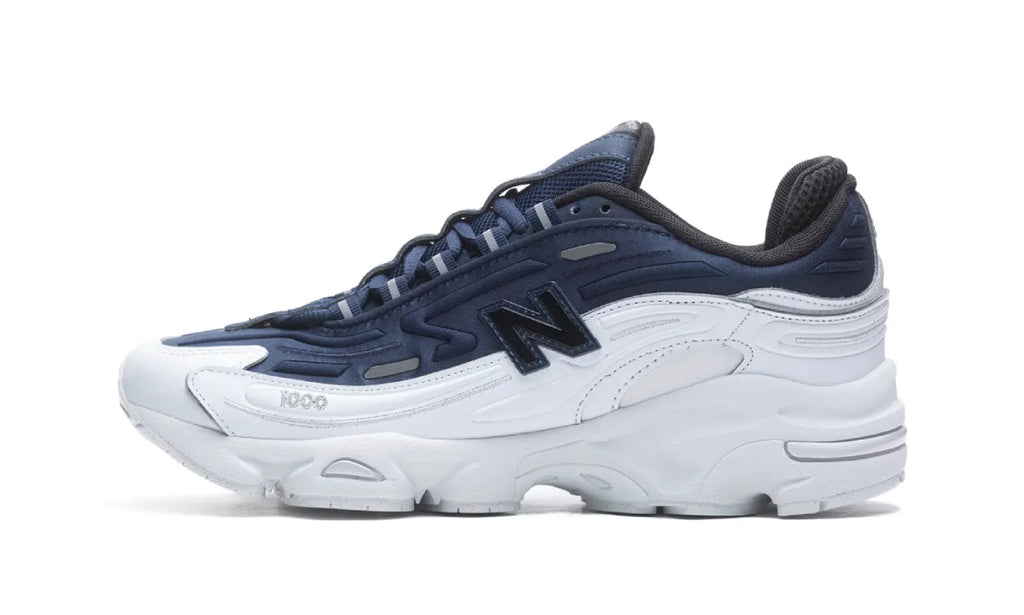 New Balance 1000 White Navy M1000DC — Vista lateral