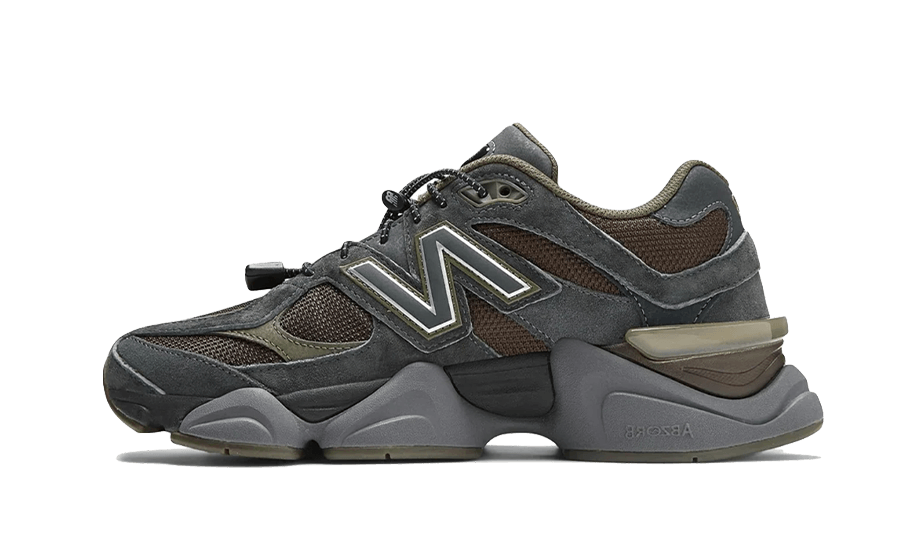 New Balance 9060 Blacktop Dark Moss U9060PH — Vista lateral
