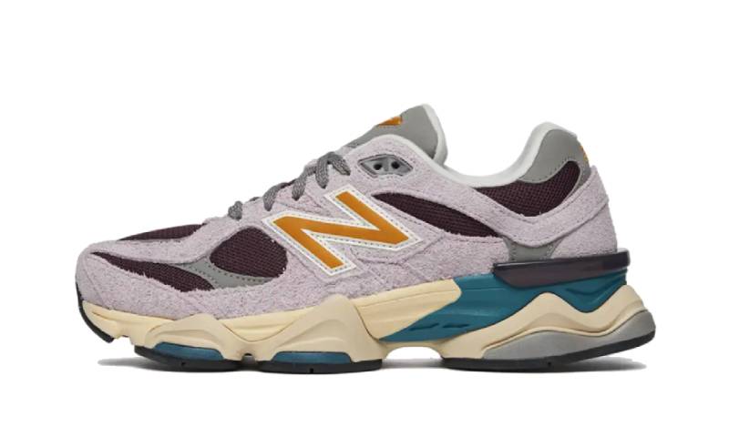 New Balance 9060 Taro Plum Brown U9060SRA — Vista lateral