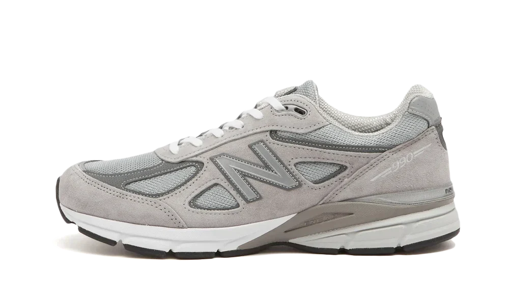 New Balance 990v4 MiUSA Grey Silver - U990GR4 - Vista 1