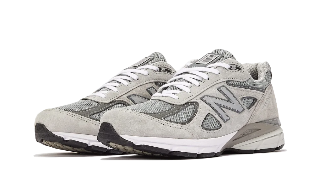 New Balance 990v4 MiUSA Grey Silver - U990GR4 - Vista 2