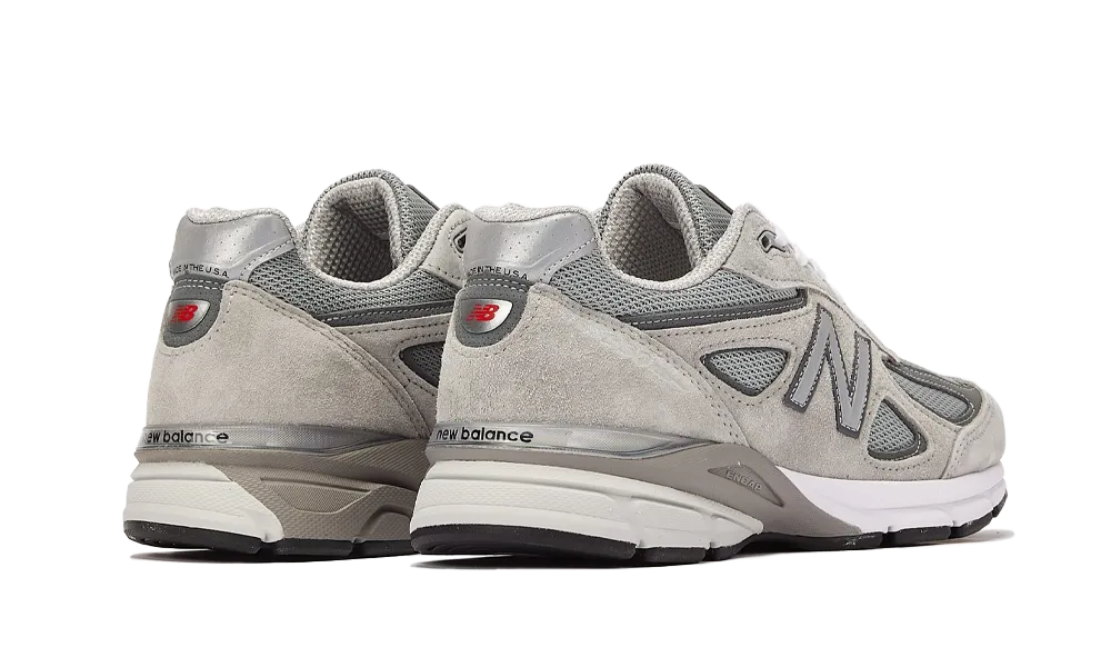 New Balance 990v4 MiUSA Grey Silver - U990GR4 - Vista 3