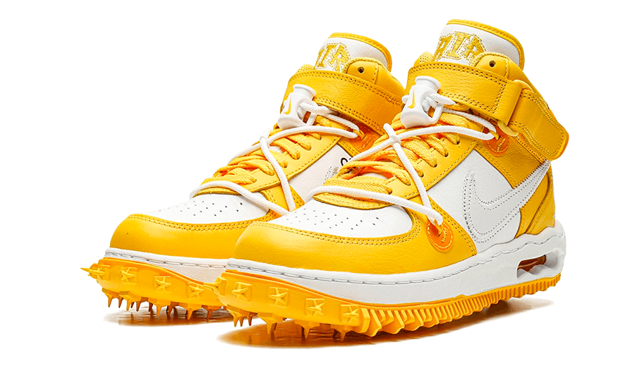 Nike Air Force 1 Mid SP Off-White Varsity Maize - DR0500-101 - Vista 2